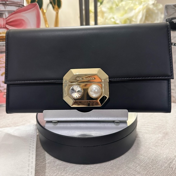 Ted Baker Like NEW Stunning Long Black Wallet - Picture 3 of 13
